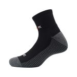 Compression Medium Cut Socks - BLK/GRY