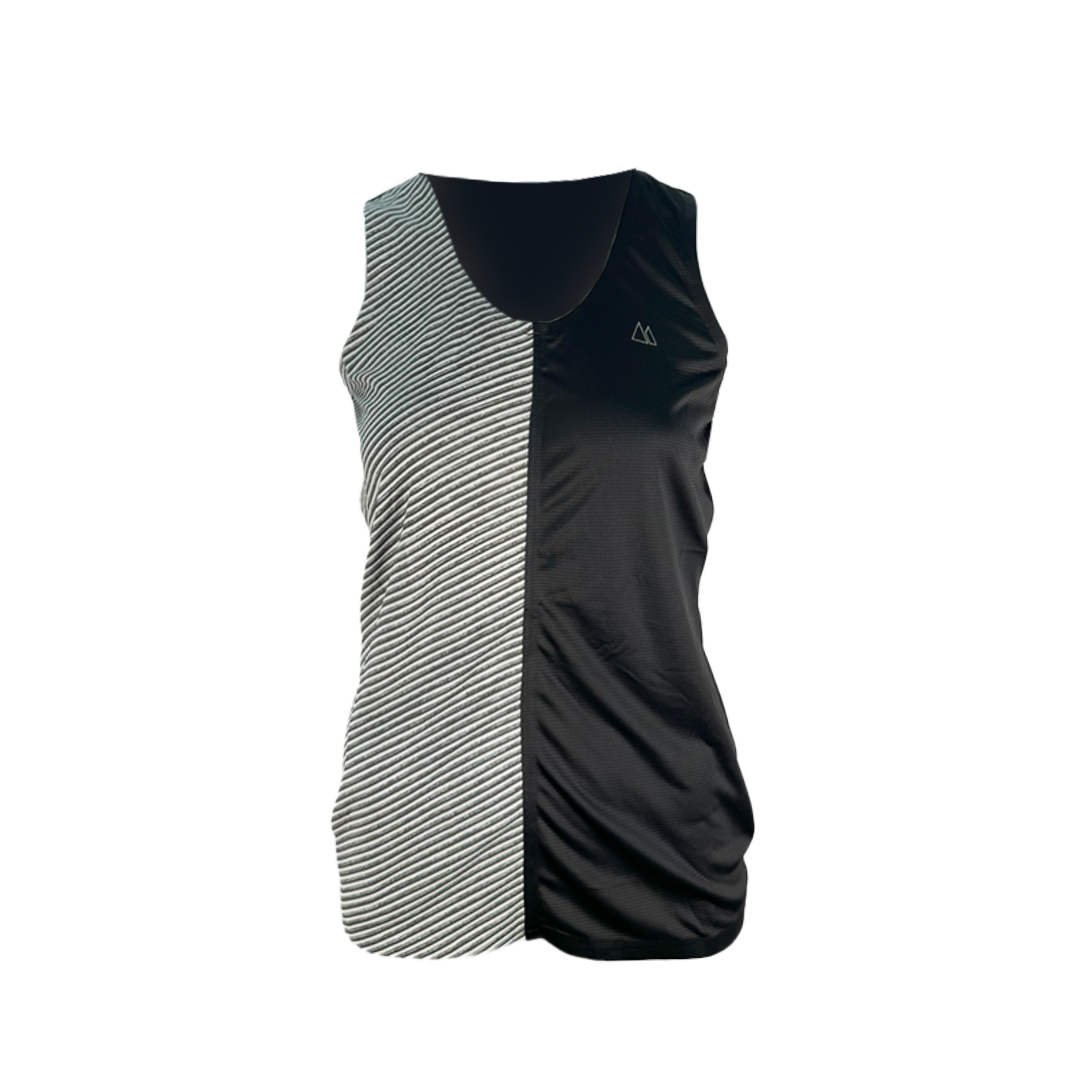 PSLW 323021-BLACK-01 Women's Singlet Running Collection - Black - Image 1