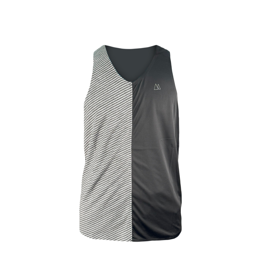 PSVM 323015-BLACK-01 Men's Singlet Running Collection - Black - Image 1
